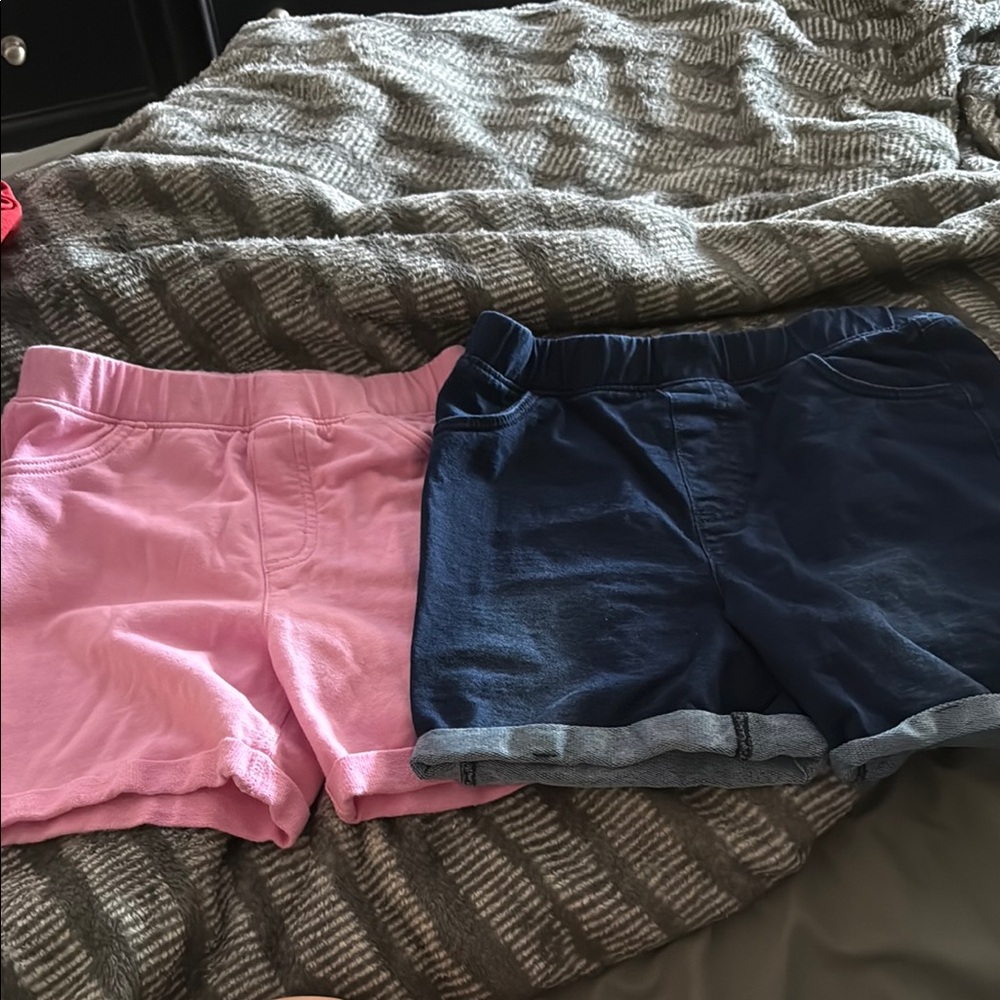 Jumping Beans Pink and Navy Kids Shorts